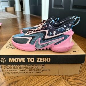 Nike Kids' Multicolor Sneakers with Pink Accents